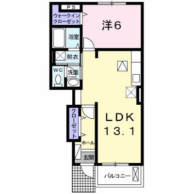 フジ　ミディ 102【管理NO：1-016961001-01020】 ★家具家電は申し込み後に搬入します★ ★2026年10月中旬入居可能★の物件画像