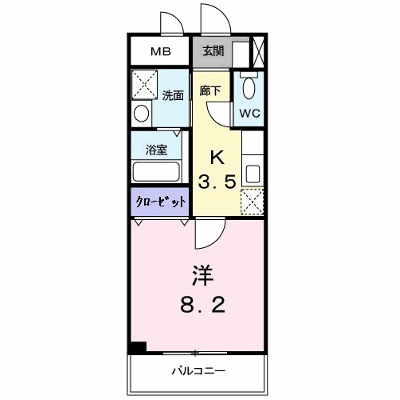 スタディオ・フラット田島 207【管理NO：1-012274401-02070】 ★家具家電は申し込み後に搬入します★ ★2026年10月中旬入居可能★の物件画像