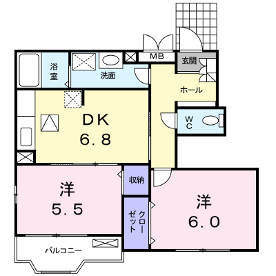 プラシードＡ 103【管理NO：1-013894901-01030】 ★家具家電は申し込み後に搬入します★ ★2026年10月上旬入居可能★の物件画像