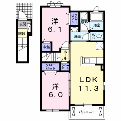 フリーデ・Ｙ 201【管理NO：1-021456001-02010】 ★家具家電は申し込み後に搬入します★ ★2026年11月中旬入居可能★の物件画像