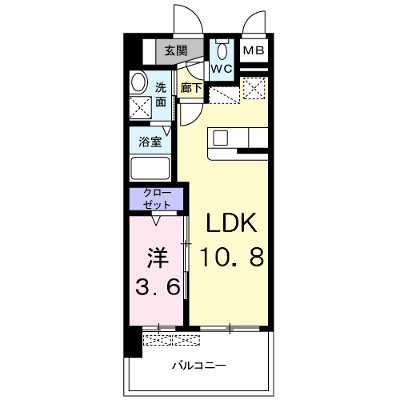 ラウレア　Ｋ 402【管理NO：1-020283301-04020】 ★家具家電は申し込み後に搬入します★ ★2026年10月中旬入居可能★の物件画像