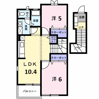 ラフィネ花瀬　参番館 204【管理NO：1-011881603-02040】 ★家具家電は申し込み後に搬入します★の物件画像
