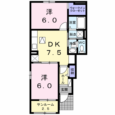 ティアガーネット・Ｂ 101【管理NO：1-018795702-01010】 ★家具家電は申し込み後に搬入します★ ★2026年10月中旬入居可能★の物件画像