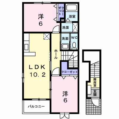 アネックス北門イーストコート 201【管理NO：1-013586703-02010】 ★家具家電は申し込み後に搬入します★の物件画像