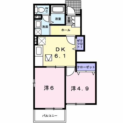 レジデンス四季Ａ 103【管理NO：1-013374601-01030】 ★家具家電は申し込み後に搬入します★ ★2026年10月中旬入居可能★の物件画像