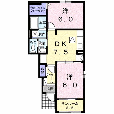 メリータイム　Ⅰ 103【管理NO：1-023768201-01030】 ★家具家電は申し込み後に搬入します★ ★2026年10月中旬入居可能★の物件画像