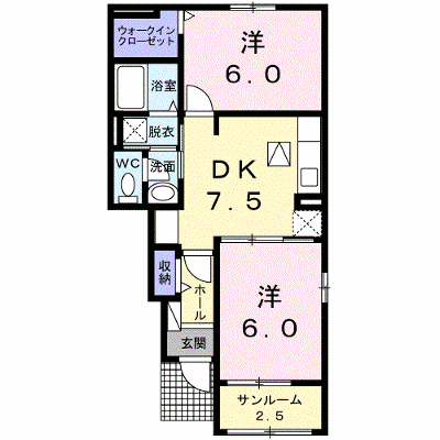 サンパティーク 104【管理NO：1-022961801-01040】 ★家具家電は申し込み後に搬入します★ ★2026年10月中旬入居可能★の物件画像