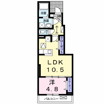 ブリッサ　ＮＴ 103【管理NO：1-020278901-01030】 ★家具家電は申し込み後に搬入します★ ★2026年10月中旬入居可能★の物件画像