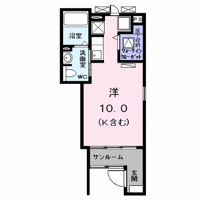 エテルノ・プラシード　Ⅱ 101【管理NO：1-020716102-01010】 ★家具家電は申し込み後に搬入します★ ★2026年10月上旬入居可能★の物件画像