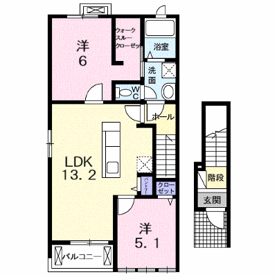 エテルノ 201【管理NO：1-022232701-02010】 ★家具家電は申し込み後に搬入します★ ★2026年11月上旬入居可能★の物件画像