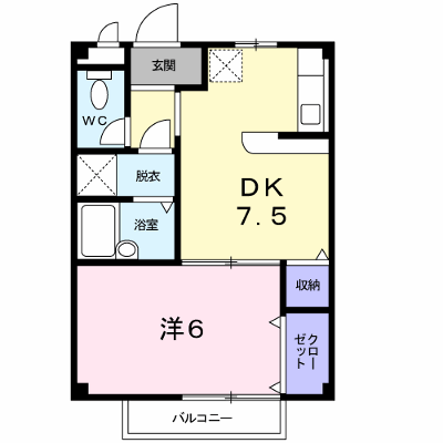 パステルＭ１ 102【管理NO：1-004833101-01020】 ★家具家電は申し込み後に搬入します★ ★2027年01月中旬入居可能★の物件画像