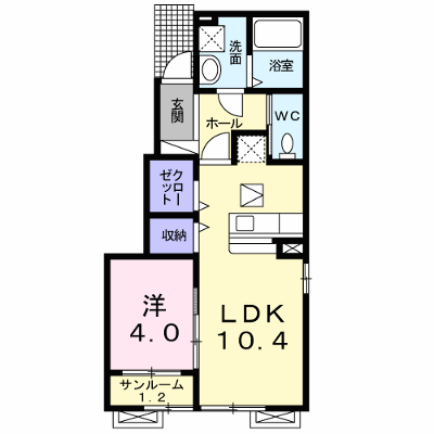 シティ・ライツ 101【管理NO：1-018182701-01010】 ★家具家電は申し込み後に搬入します★の物件画像
