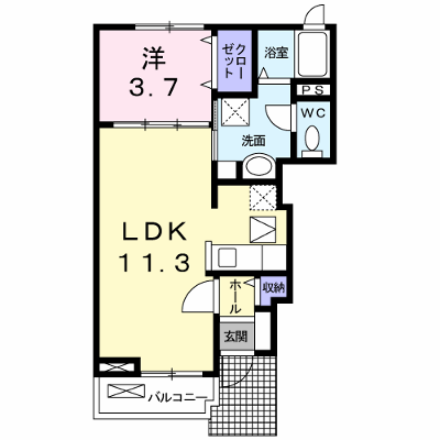 レジデンス　Ｋ＆Ｂ 102【管理NO：1-018896601-01020】 ★家具家電は申し込み後に搬入します★ ★2026年10月中旬入居可能★の物件画像