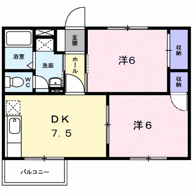 サニーヒルＢ 203【管理NO：1-005406802-02030】 ★家具家電は申し込み後に搬入します★の物件画像