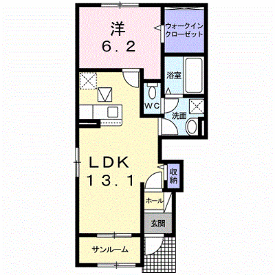 ロトンヌＡ 101【管理NO：1-026641201-01010】 ★家具家電は申し込み後に搬入します★ ★2026年09月中旬入居可能★の物件画像