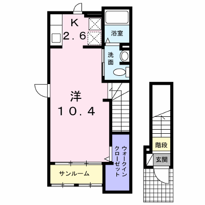 レジェロ 201【管理NO：1-019478501-02010】 ★家具家電は申し込み後に搬入します★ ★2026年09月上旬入居可能★の物件画像