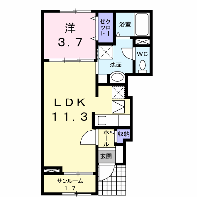 モラルズ 104【管理NO：1-019053301-01040】 ★家具家電は申し込み後に搬入します★ ★2026年09月下旬入居可能★の物件画像