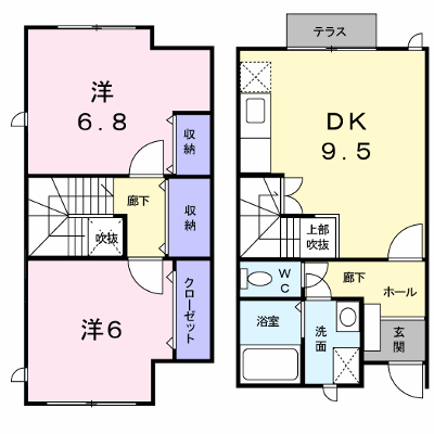 ボンヌシャンツＮ　Ⅱ 101【管理NO：1-010725002-01010】 ★家具家電は申し込み後に搬入します★の物件画像