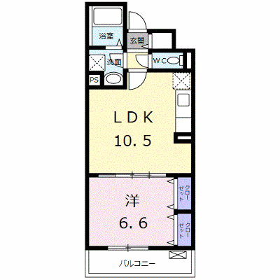 ウイステリア関口 103【管理NO：1-022310101-01030】 ★家具家電は申し込み後に搬入します★の物件画像