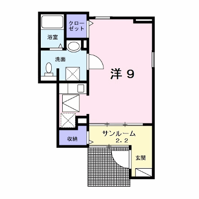 エルヴィータ　ＳＡＩＷＡＩ 104【管理NO：1-023359801-01040】 ★家具家電は申し込み後に搬入します★の物件画像