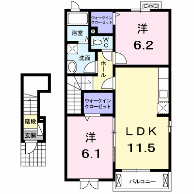 ＳＵＮＲＩＳＥ５番館 208【管理NO：1-019209201-02080】 ★家具家電は申し込み後に搬入します★ ★2026年10月中旬入居可能★の物件画像