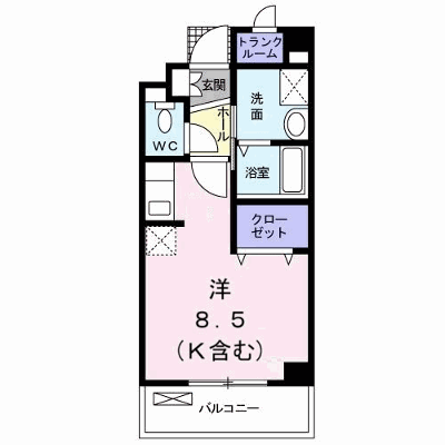 プリマベーラ 102【管理NO：1-012641601-01020】 ★家具家電は申し込み後に搬入します★ ★2026年10月上旬入居可能★の物件画像
