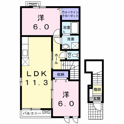 カーサ・アルドーレⅡ 201【管理NO：1-016902202-02010】 ★家具家電は申し込み後に搬入します★ ★2026年10月下旬入居可能★の物件画像