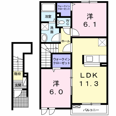 サン　グリーン 202【管理NO：1-016819001-02020】 ★家具家電は申し込み後に搬入します★の物件画像