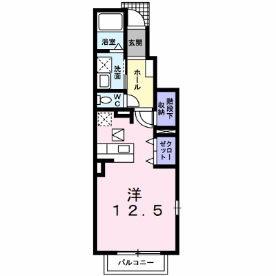 サンメゾンⅡ 101【管理NO：1-013782802-01010】 ★家具家電は申し込み後に搬入します★ ★2026年09月下旬入居可能★の物件画像