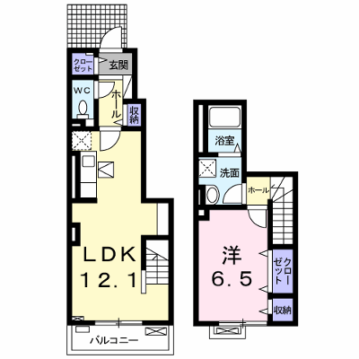 ラ・カーサ　ラルーチェ高浜 106【管理NO：1-024777902-01050】 ★家具家電は申し込み後に搬入します★ ★2026年09月下旬入居可能★の物件画像