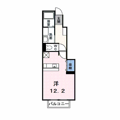 優翔（ゆうしょう） 106【管理NO：1-014392501-01050】 ★家具家電は申し込み後に搬入します★の物件画像