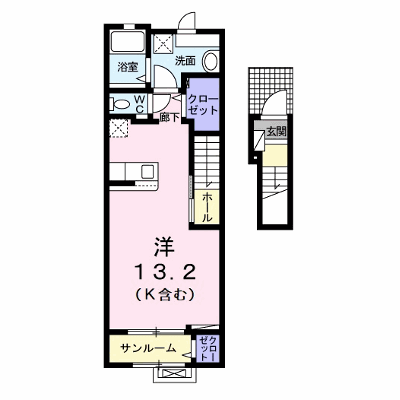 ＦＦヒルズ１ 203【管理NO：1-027242001-02030】 ★家具家電は申し込み後に搬入します★ ★2027年01月中旬入居可能★の物件画像