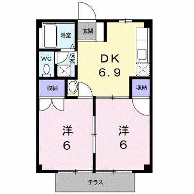 メゾンみさき 103【管理NO：1-003324201-01030】 ★家具家電は申し込み後に搬入します★ ★2026年09月中旬入居可能★の物件画像