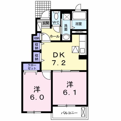 ファミリータイズⅢ 102【管理NO：1-016342701-01020】 ★家具家電は申し込み後に搬入します★ ★2026年09月下旬入居可能★の物件画像