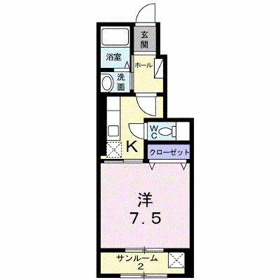 Ｉｍｐｅｒｉａｌ　Ⅲ 102【管理NO：1-020252801-01020】 ★家具家電は申し込み後に搬入します★の物件画像