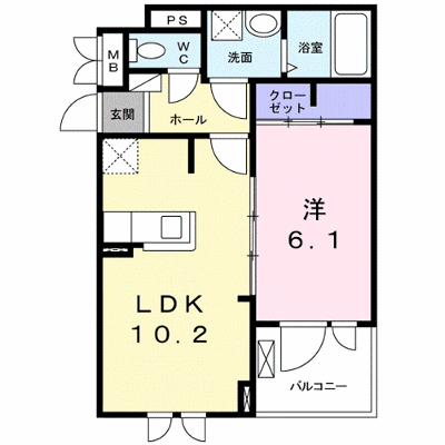 グリーン琥珀甲南Ⅰ 203【管理NO：1-026555301-02030】 ★家具家電は申し込み後に搬入します★ ★2026年10月中旬入居可能★の物件画像
