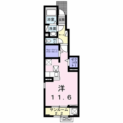 フェルメール 107【管理NO：1-027478801-01060】 ★家具家電は申し込み後に搬入します★ ★2027年01月下旬入居可能★の物件画像