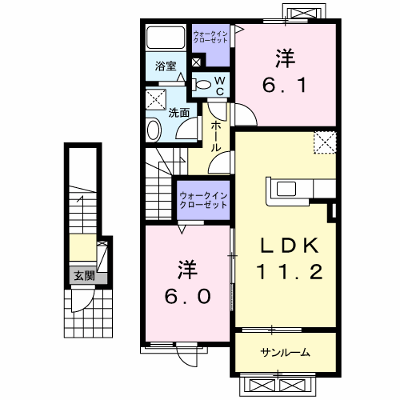 サンリット　ガーデン 205【管理NO：1-024137701-02040】 ★家具家電は申し込み後に搬入します★ ★2026年09月上旬入居可能★の物件画像