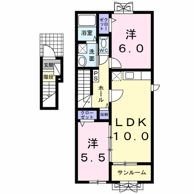 デスパシオＣ 201【管理NO：1-018681901-02010】 ★家具家電は申し込み後に搬入します★ ★2026年10月上旬入居可能★の物件画像