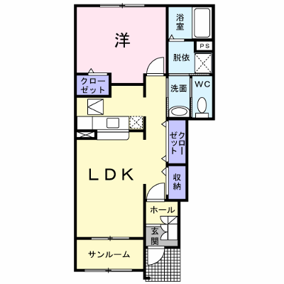 シュティルラント　Ⅰ 103【管理NO：1-014785601-01030】 ★家具家電は申し込み後に搬入します★ ★2026年11月上旬入居可能★の物件画像