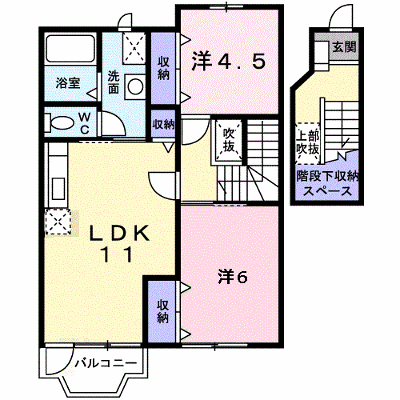 アルベール　ヴィラⅡ 203【管理NO：1-011743801-02030】 ★家具家電は申し込み後に搬入します★ ★2026年10月上旬入居可能★の物件画像