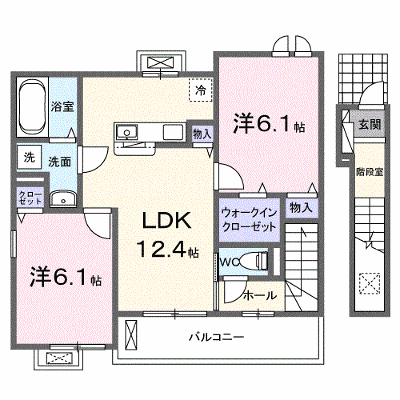 ショコラⅢ 202【管理NO：1-027459802-02020】 ★家具家電は申し込み後に搬入します★ ★2026年09月中旬入居可能★の物件画像