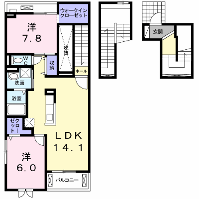 アフタヌーンベル 308【管理NO：1-021548502-03070】 ★家具家電は申し込み後に搬入します★ ★2026年09月下旬入居可能★の物件画像
