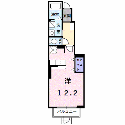 カーサ・エスペランサ 106【管理NO：1-013570301-01050】 ★家具家電は申し込み後に搬入します★ ★2026年09月中旬入居可能★の物件画像