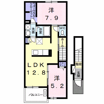 ラ・ルーチェ 202【管理NO：1-024823601-02020】 ★家具家電は申し込み後に搬入します★の物件画像