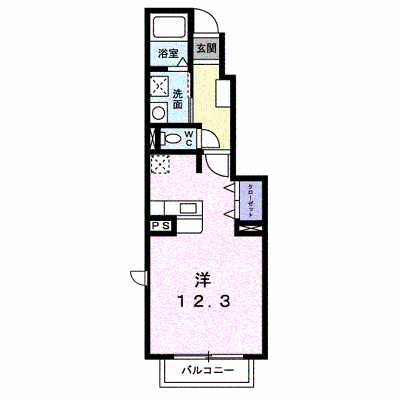 ミニヨンⅡ　Ｂ 105【管理NO：1-012184802-01040】 ★家具家電は申し込み後に搬入します★ ★2026年10月上旬入居可能★の物件画像