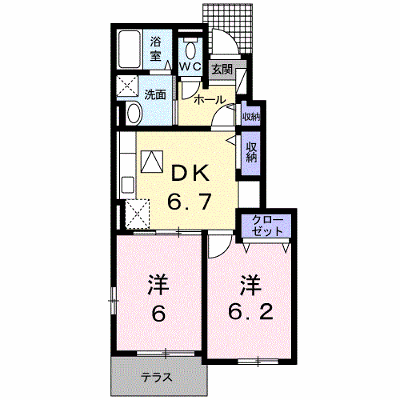 グリーングラスＢ 102【管理NO：1-018946802-01020】 ★家具家電は申し込み後に搬入します★の物件画像