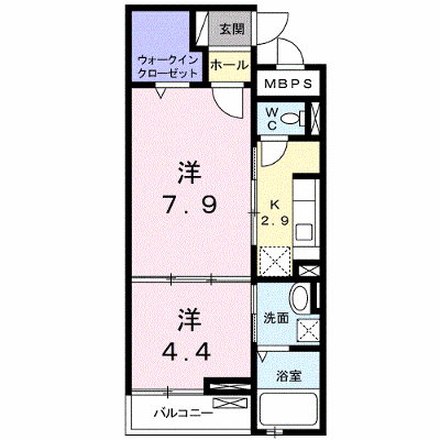 ライジング・サン 206【管理NO：1-017559501-02050】 ★家具家電は申し込み後に搬入します★ ★2026年11月中旬入居可能★の物件画像