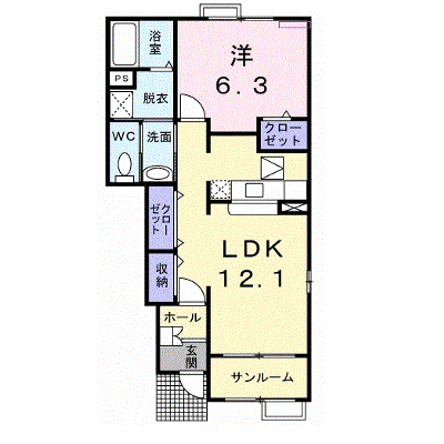 エテルノ 103【管理NO：1-017685801-01030】 ★家具家電は申し込み後に搬入します★ ★2026年09月上旬入居可能★の物件画像