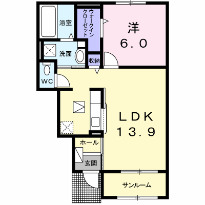 ジェミニ　Ｂ 102【管理NO：1-025175802-01020】 ★家具家電は申し込み後に搬入します★ ★2026年10月中旬入居可能★の物件画像